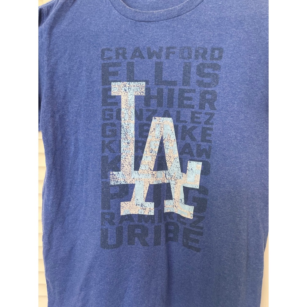 Vintage Dodgers Roster Tee Sz M 2013 Kershaw Crawford Ethier Promo
